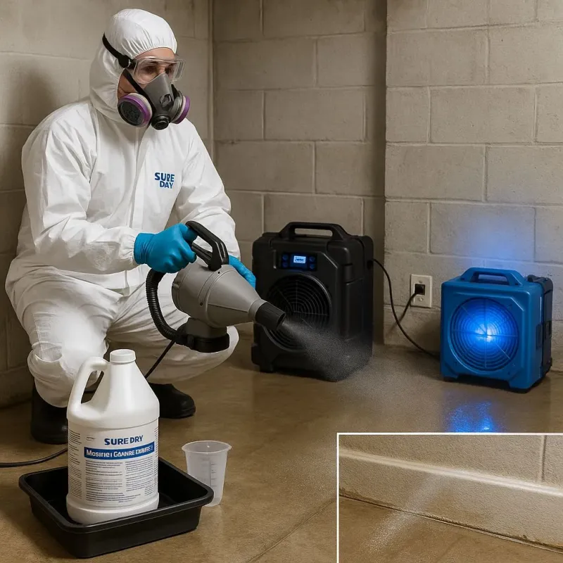 Sanitization and Odor Removal process in Lake in the Hills, IL